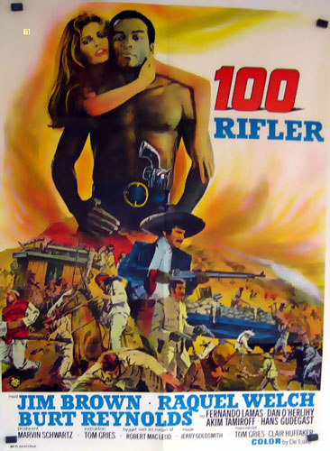 09danpost.jpg - 100 Rifles Danish poster
