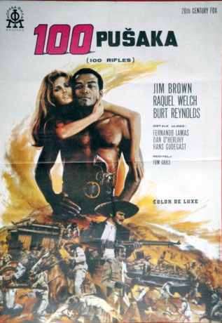 13yugopost.jpg - 100 Rifles Yugoslavian poster