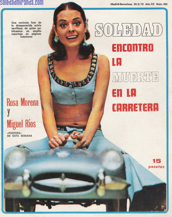 per38.jpg - magazine photo, circa May 1970: in Tony's toy car (here reprinted in Diez Minutos, August 1970)