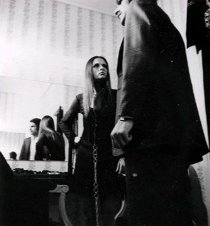 038still.jpg - Vampyros Lesbos behind-the-scenes still